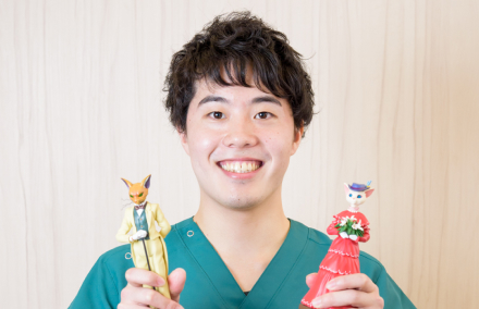 お会計と次回予約の様子